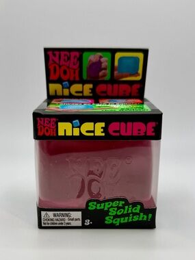 Schylling NeeDoh Nice Cube  Sensory Squeeze Toy (Color Varies)